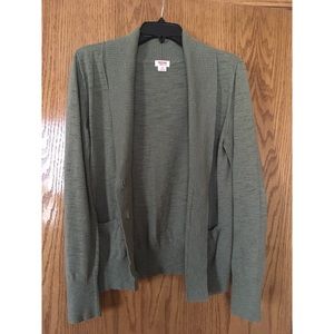 Olive green Mossimo cardigan